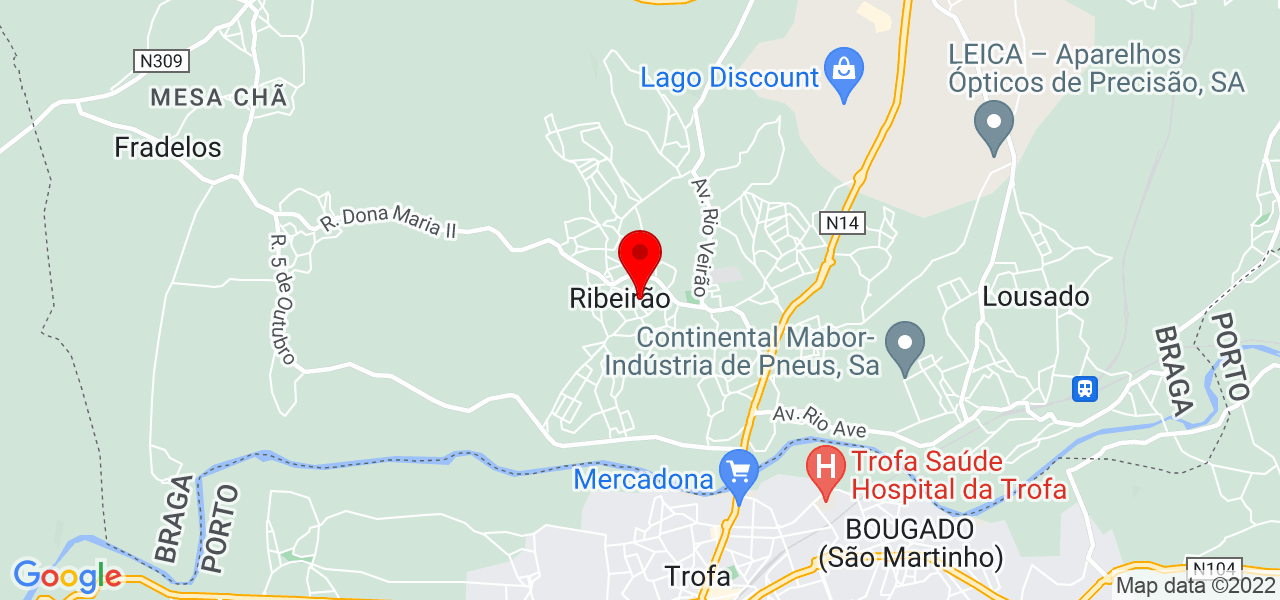 ingrid - Braga - Vila Nova de Famalicão - Mapa