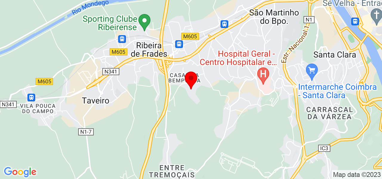 Correia - Coimbra - Coimbra - Mapa