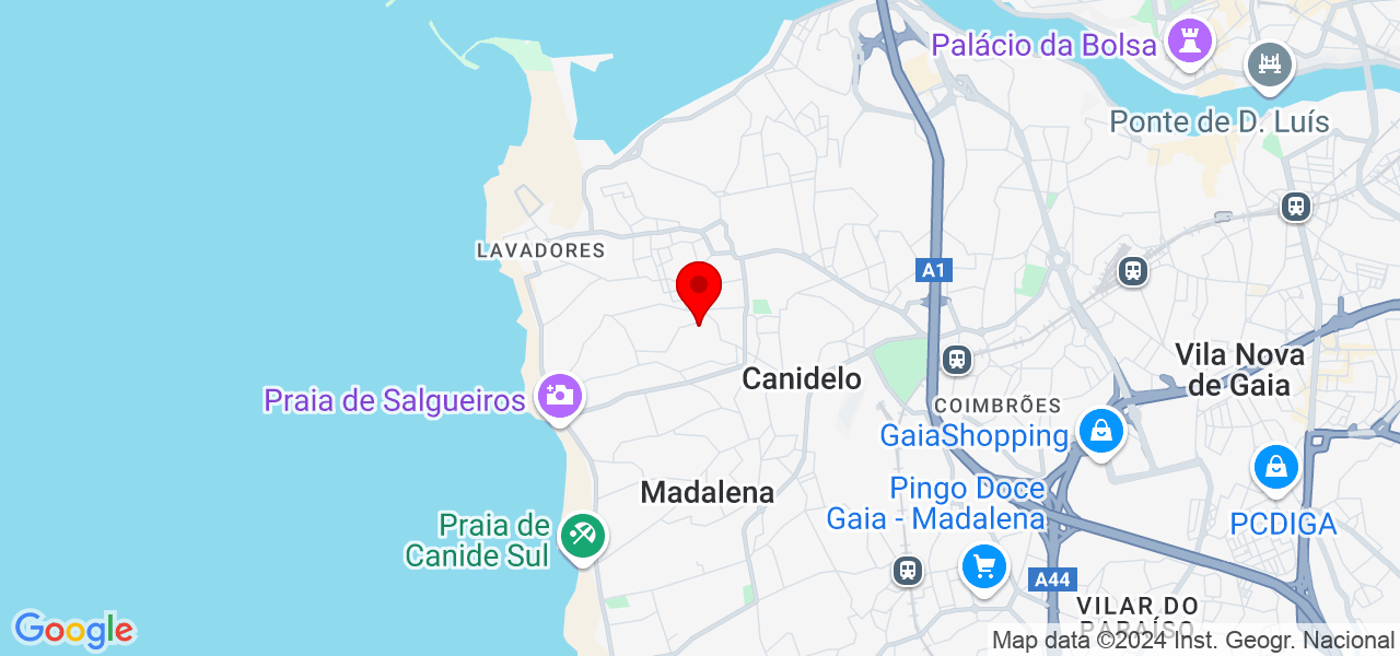 Sofia - Porto - Vila Nova de Gaia - Map