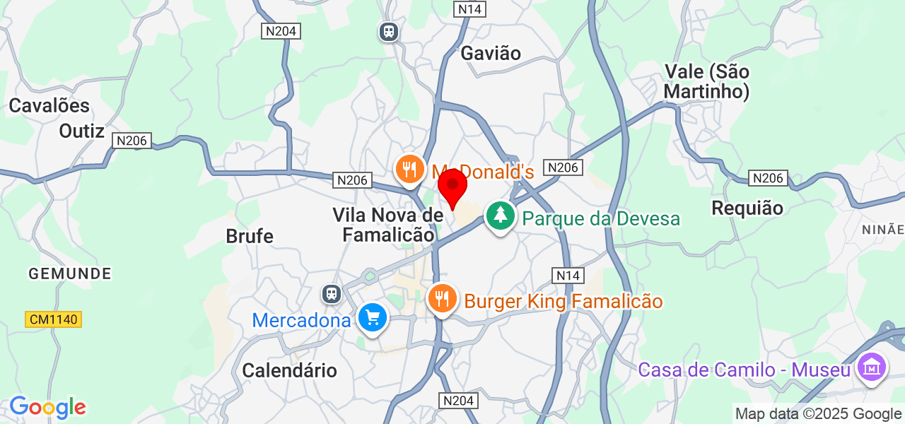 Marcos silva - Braga - Vila Nova de Famalicão - Map
