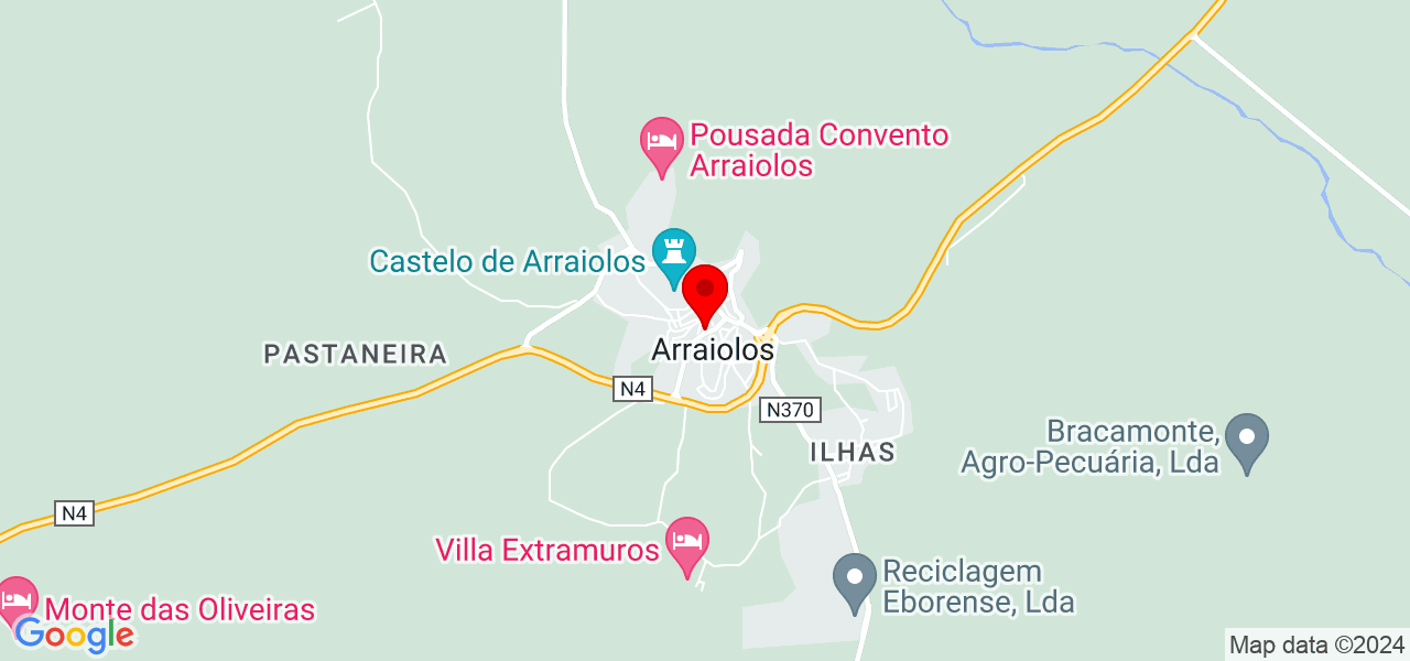 Alberto Santos - Media&ccedil;&atilde;o de Seguros - Évora - Arraiolos - Mapa