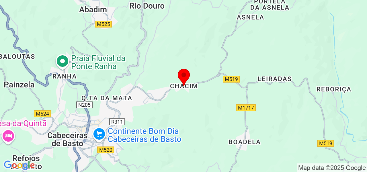 Pedro Silva - Braga - Cabeceiras de Basto - Mapa