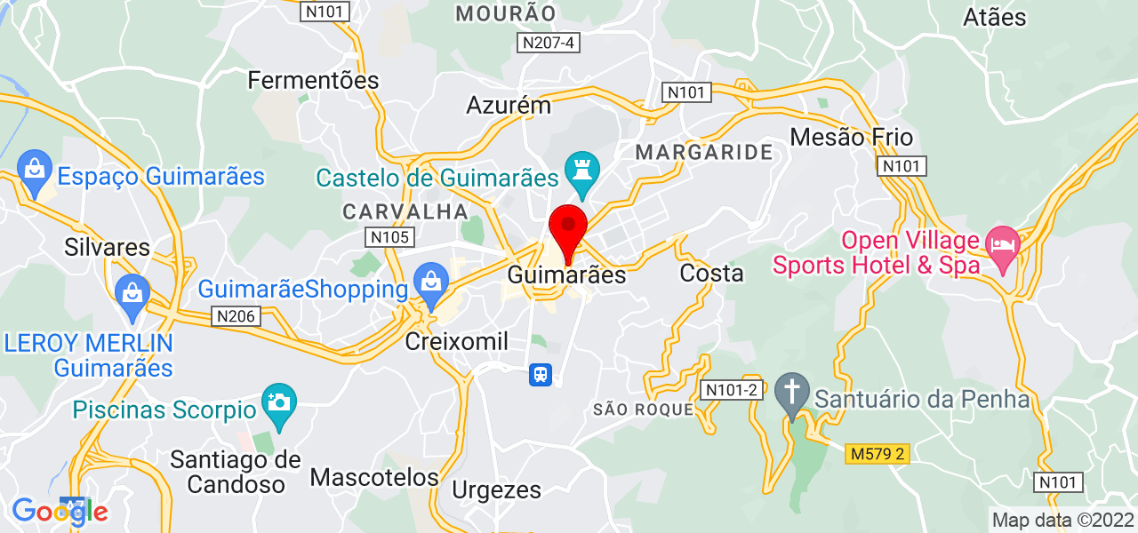 Salientorbit Unipessoal Lda - Braga - Guimarães - Mapa