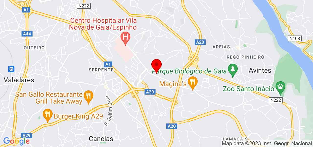 Rafael Leite - Porto - Vila Nova de Gaia - Mapa