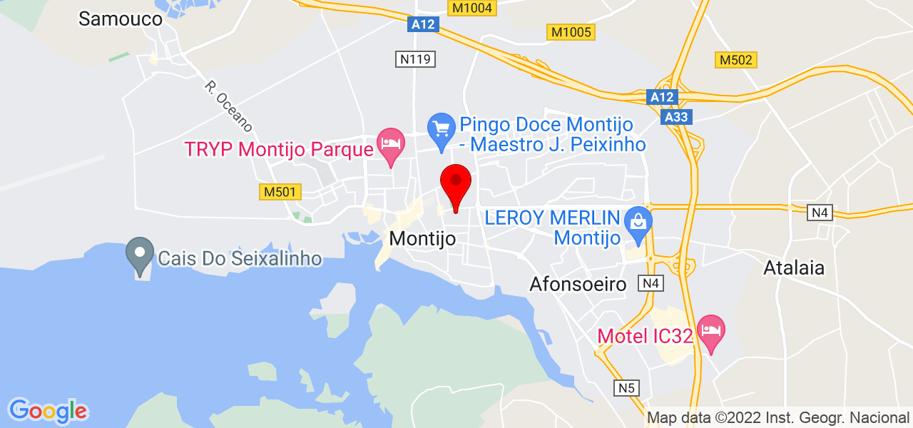 Mateus Guerrero - Setúbal - Montijo - Mapa