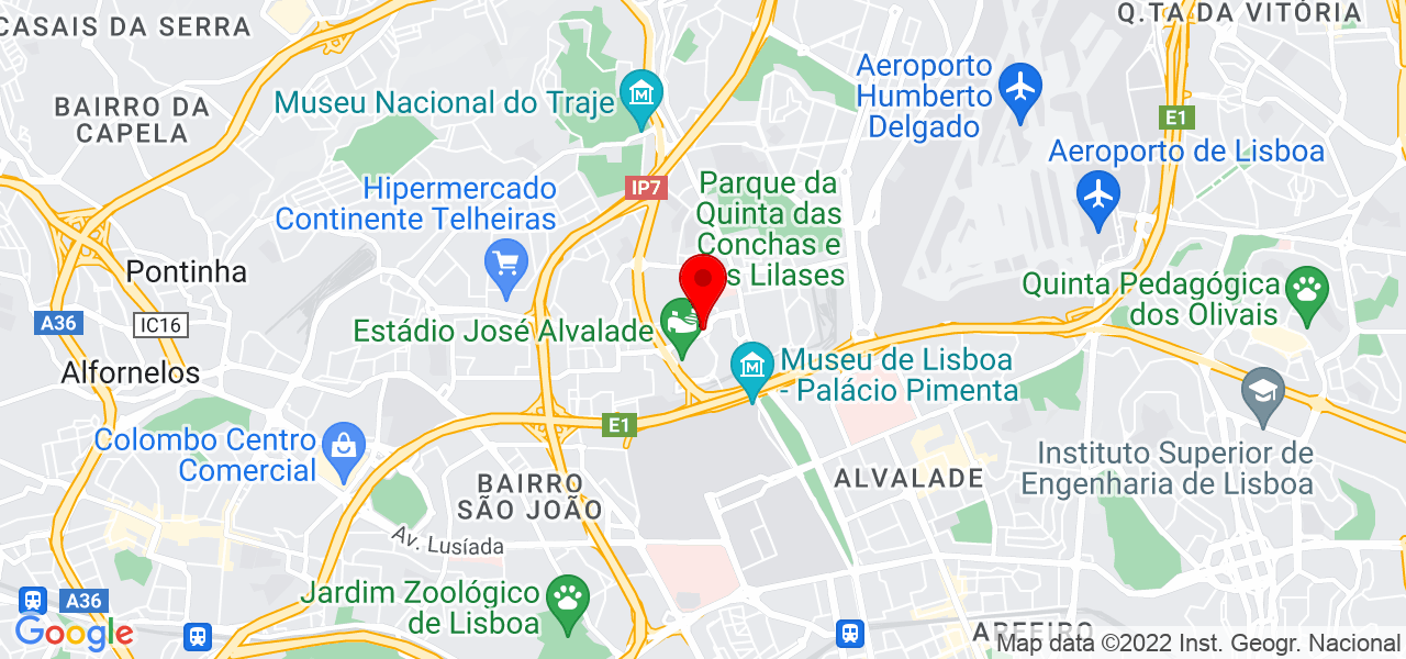 Pedro de Sousa L&eacute; - Lisboa - Lisboa - Map