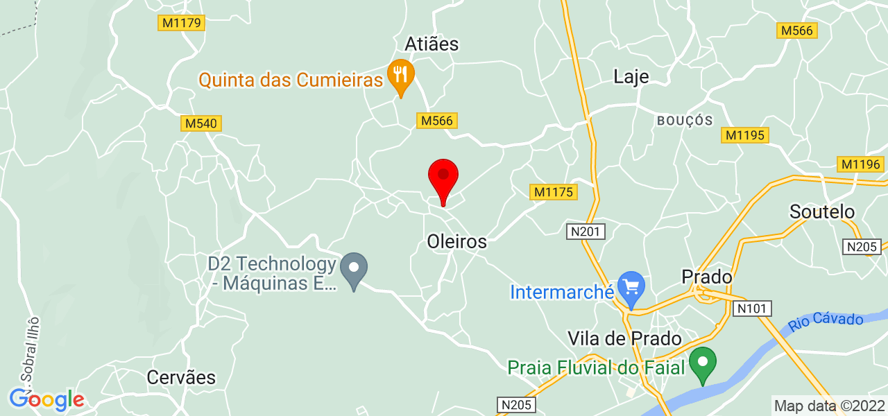 Sara - Braga - Vila Verde - Mapa