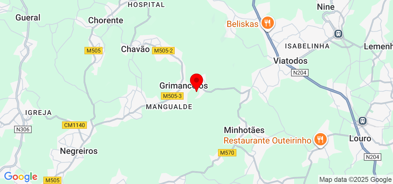 F&aacute;tima - Braga - Barcelos - Mapa