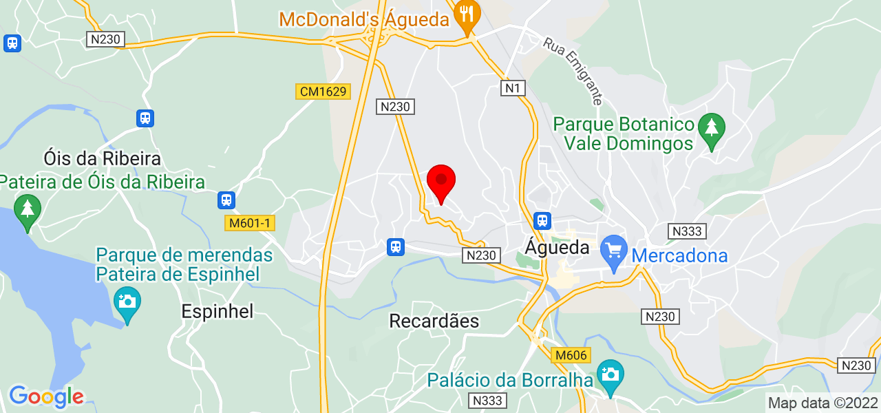 Maria Duarte - Aveiro - Águeda - Mapa