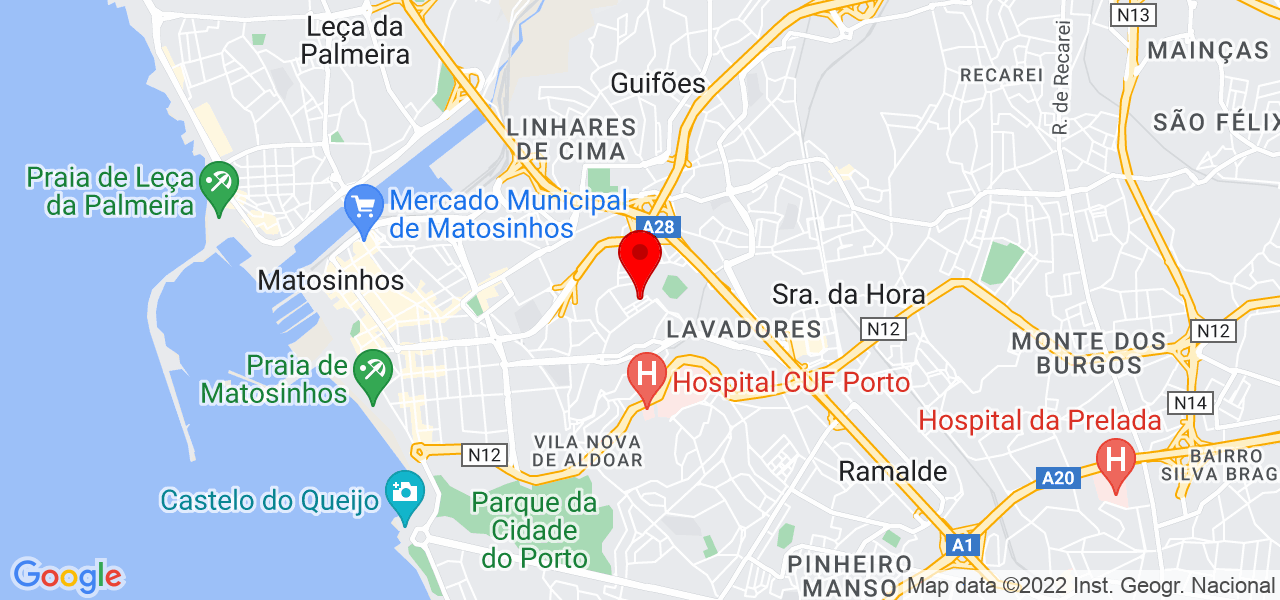 Catarina Rodrigues - Porto - Matosinhos - Mapa