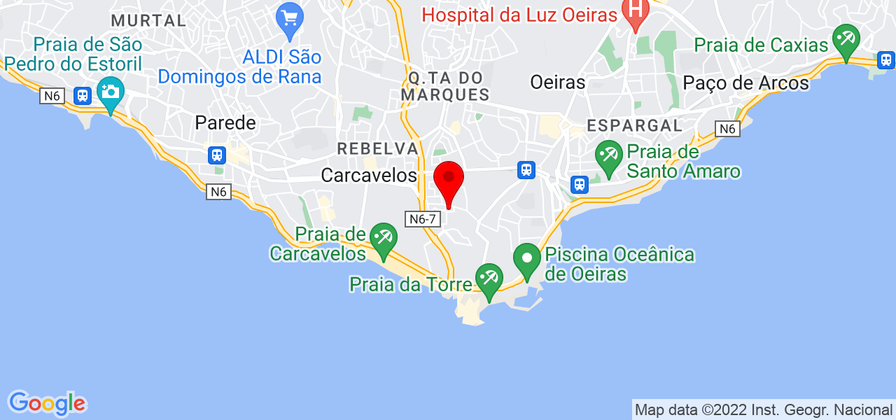 Eliete Affonso - Lisboa - Cascais - Mapa