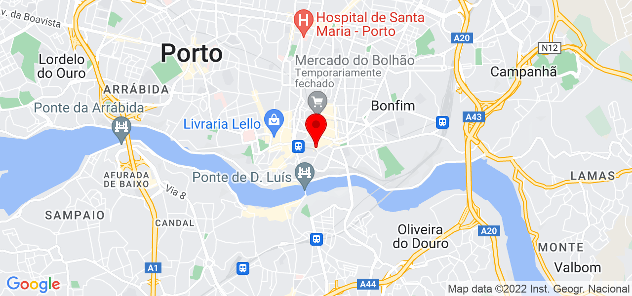 Duo LUSITANUS - Porto - Porto - Mapa