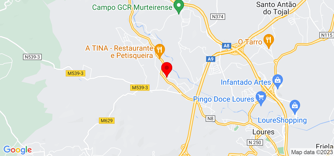 Sandra - Lisboa - Loures - Mapa