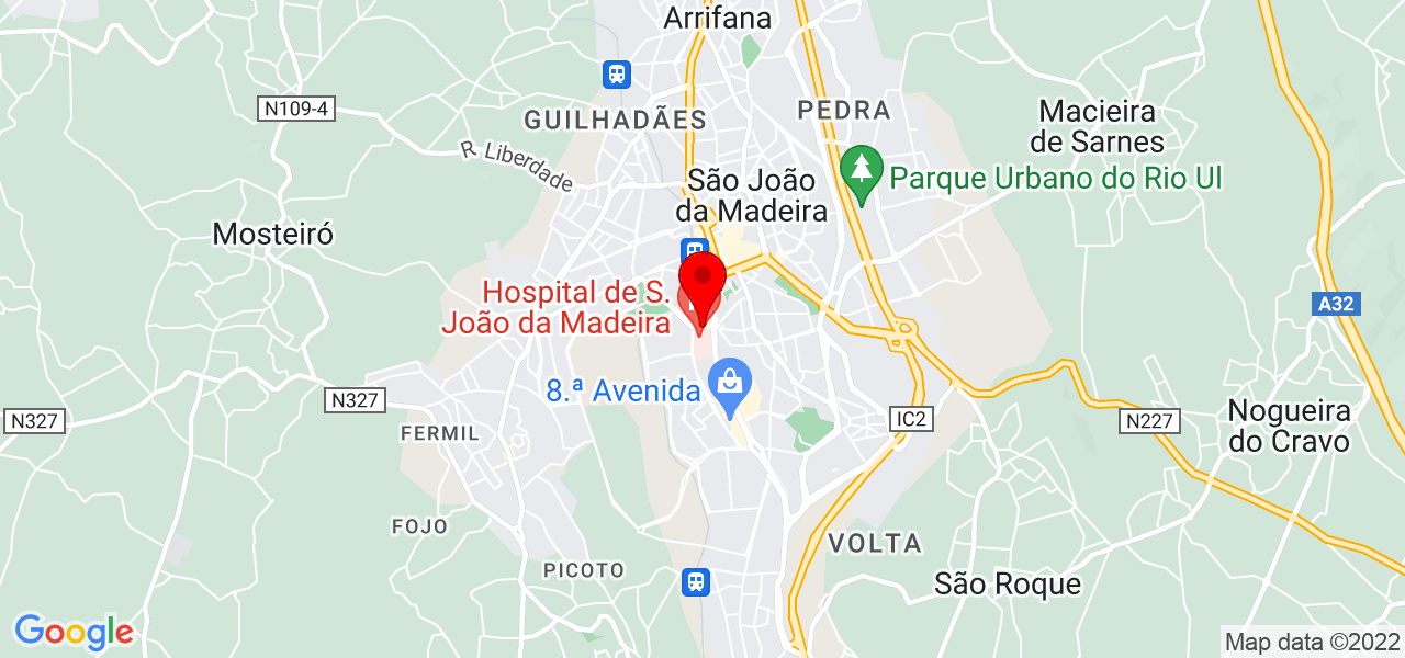 Di Pinho - Aveiro - São João da Madeira - Mapa