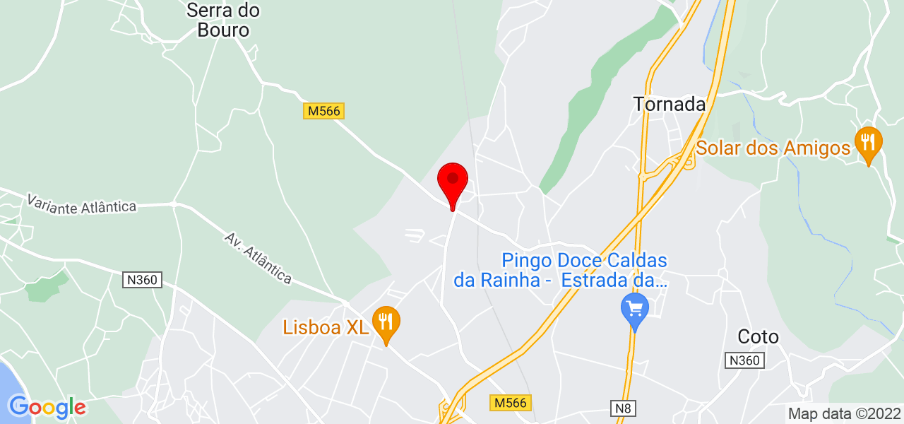 Tiago Felix - Leiria - Caldas da Rainha - Mapa