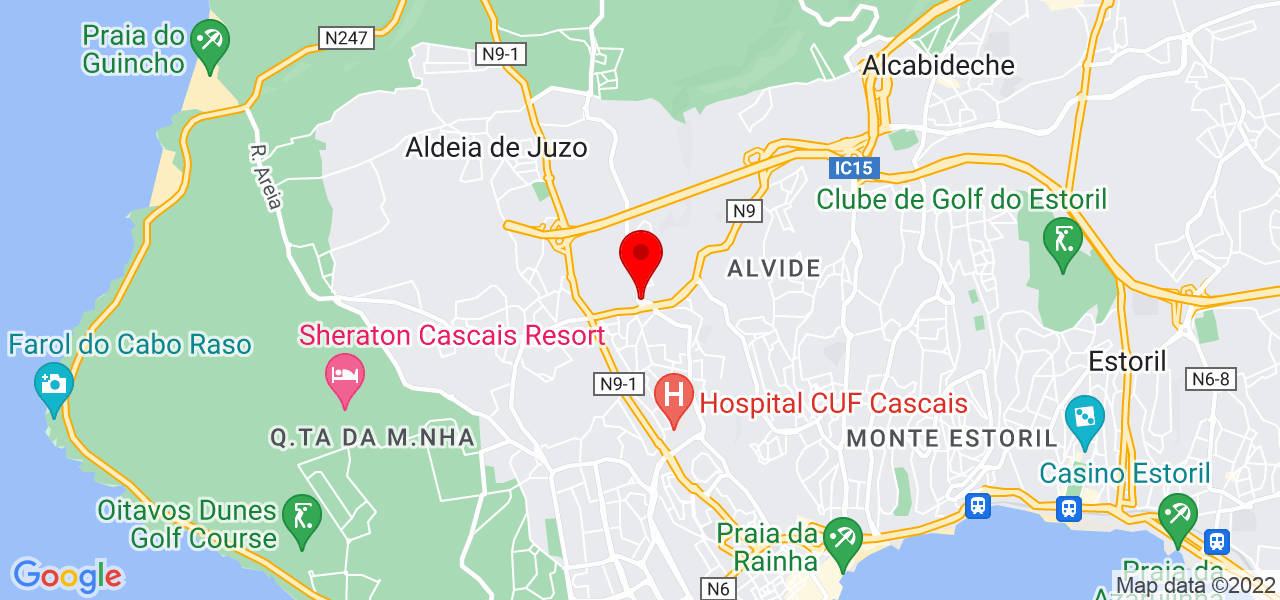 Jaime Pais - Lisboa - Cascais - Mapa