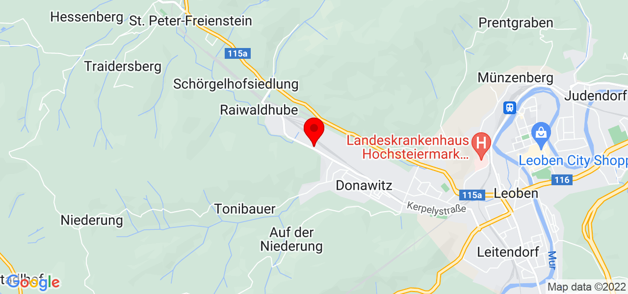 Pehofer fieferbeton - Steiermark - Leoben - Karte