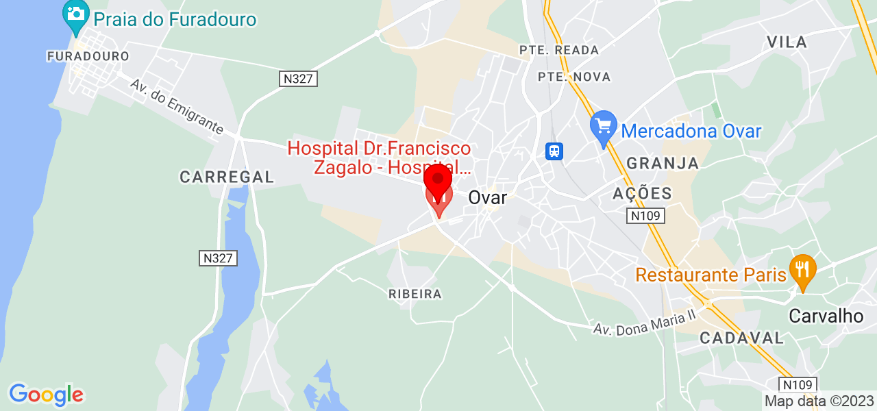Lili - Aveiro - Ovar - Mapa
