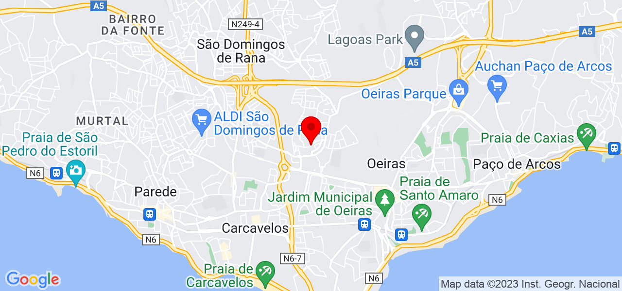 Catarina Vieira - Lisboa - Cascais - Mapa
