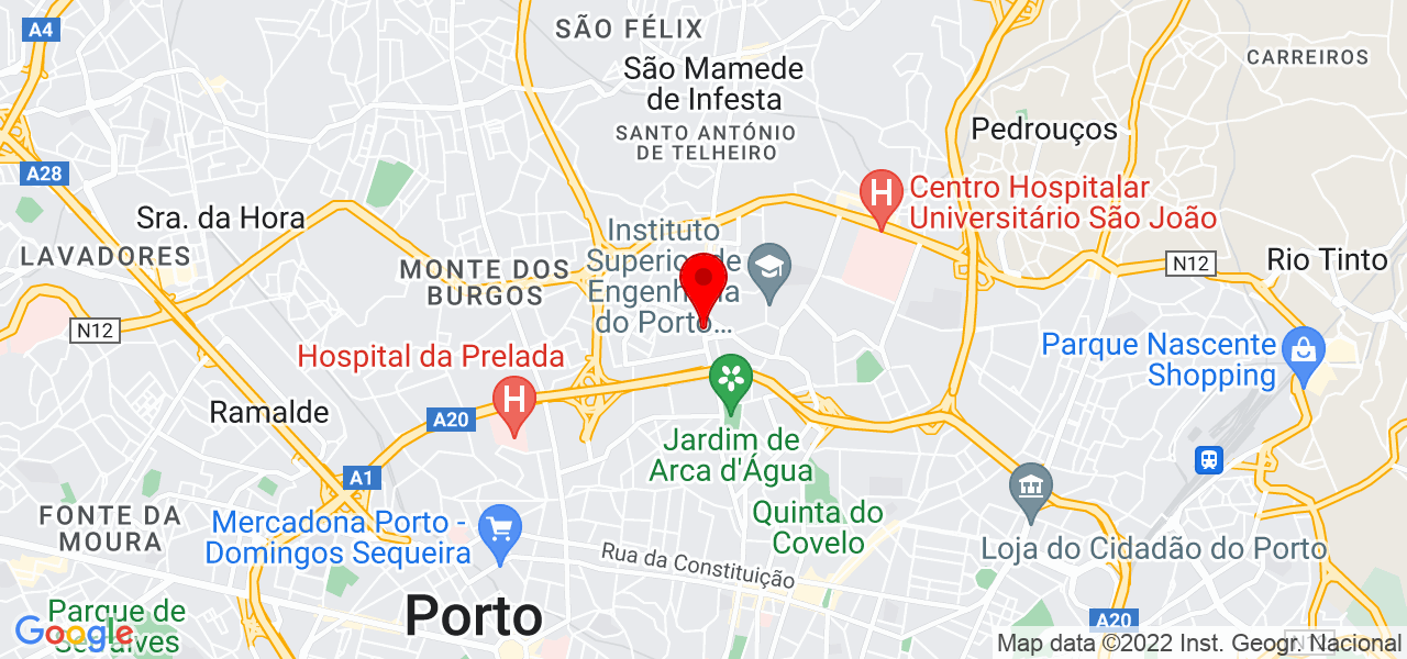 Milene Gabriel - Porto - Porto - Mapa