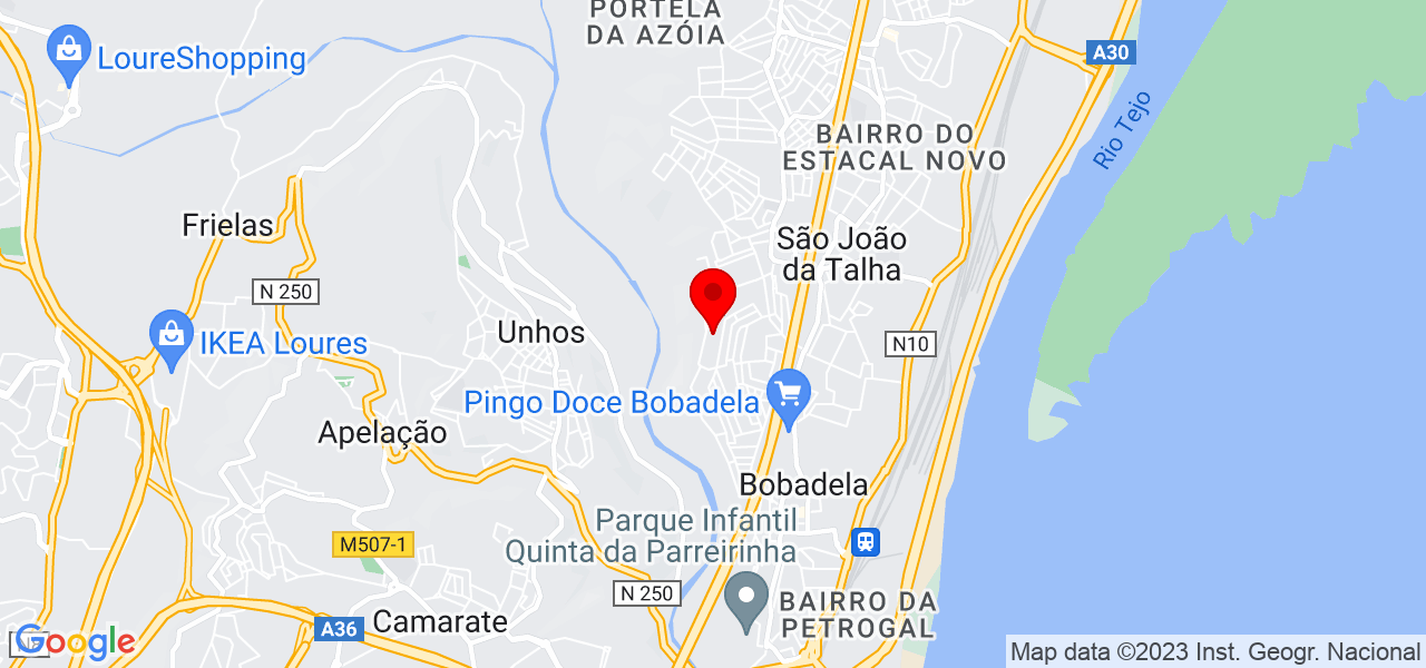Carla Fernandes - Lisboa - Loures - Map