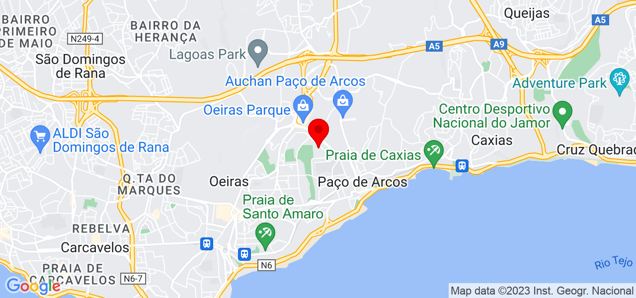 Ge&oacute;rgia Lima - Lisboa - Oeiras - Mapa