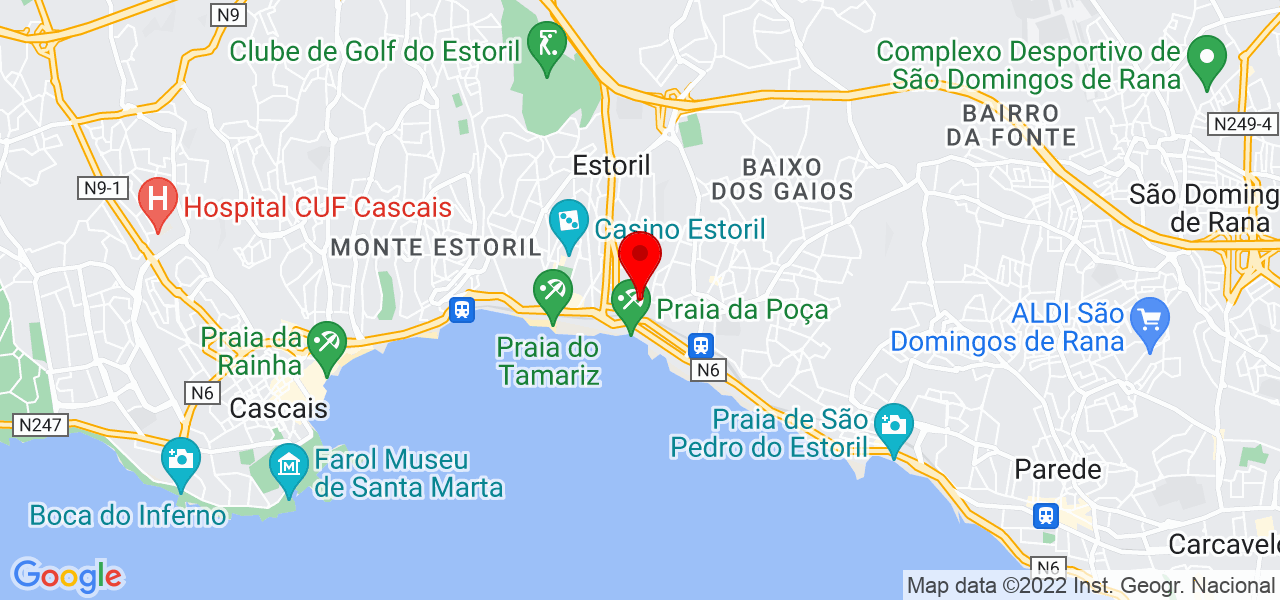 Maria In&ecirc;s Nem&eacute;sio - Lisboa - Cascais - Mapa