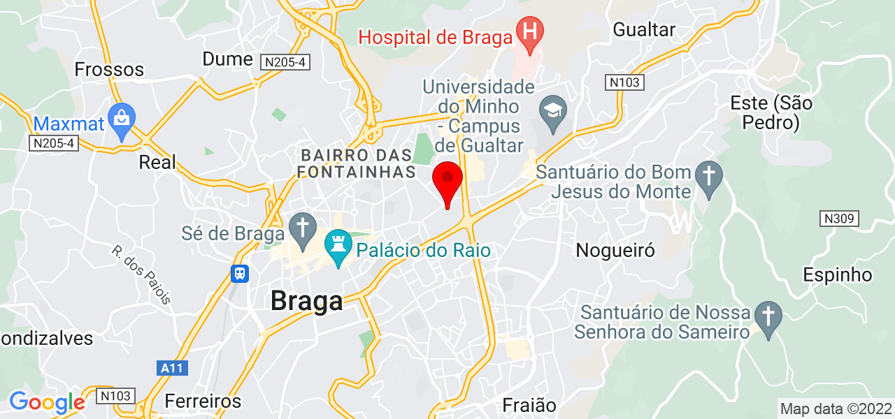 Cesar - Braga - Braga - Mapa