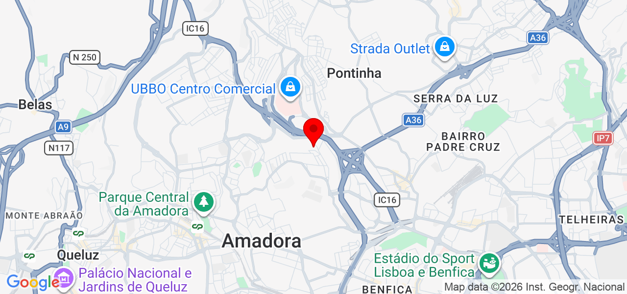 Sofía Panuncio - Lisboa - Amadora - Mapa
