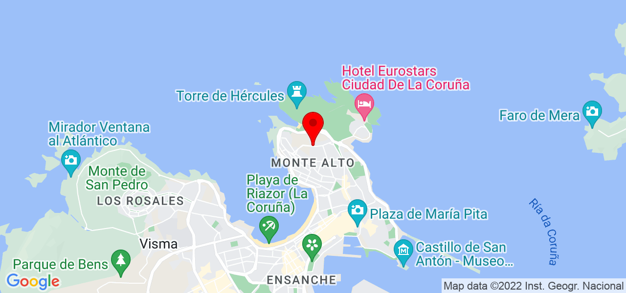Pili Fern&aacute;ndez - Galicia - A Coruña - Mapa