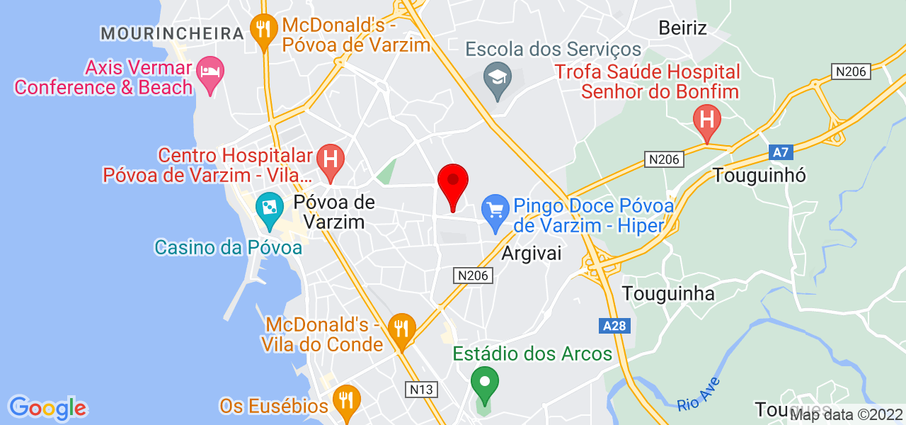 Carla - Porto - Póvoa de Varzim - Mapa