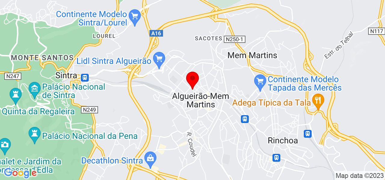 Leandro Ferreira - Lisboa - Sintra - Map