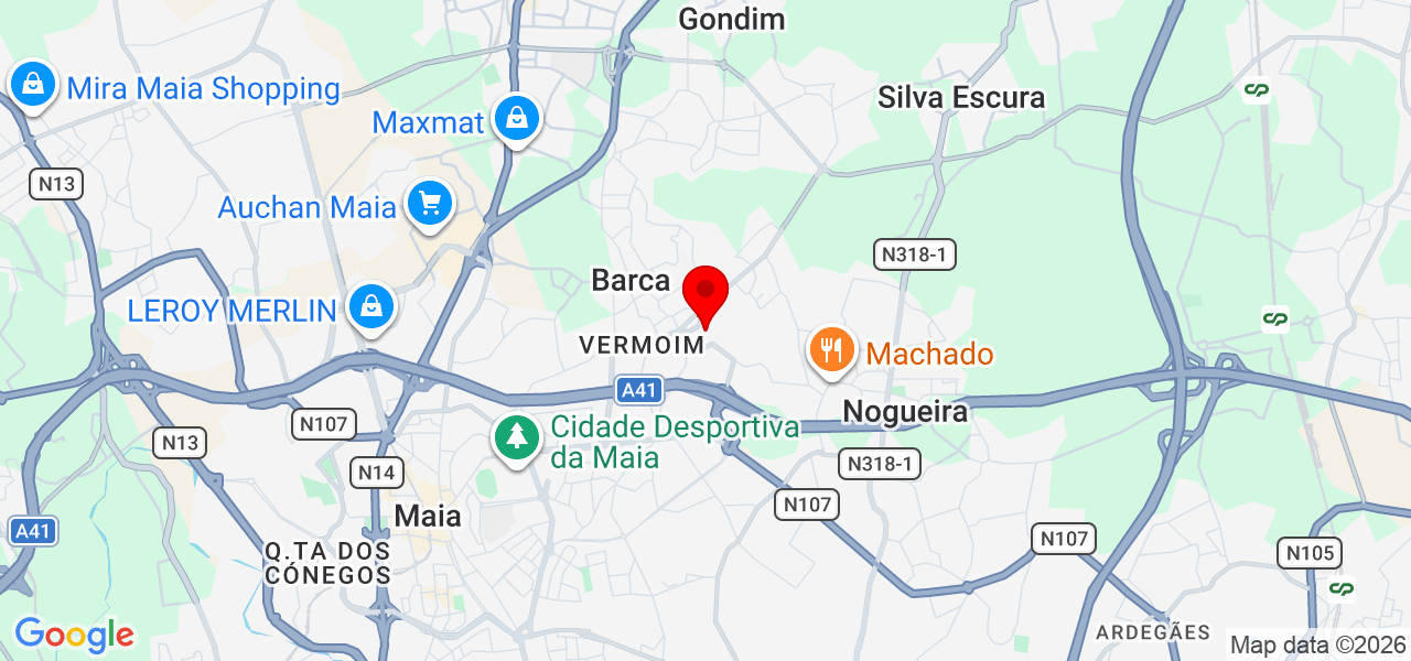 Alixandre - Porto - Maia - Carte