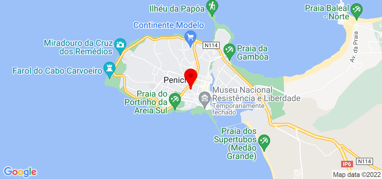 M. Services - Leiria - Peniche - Mapa