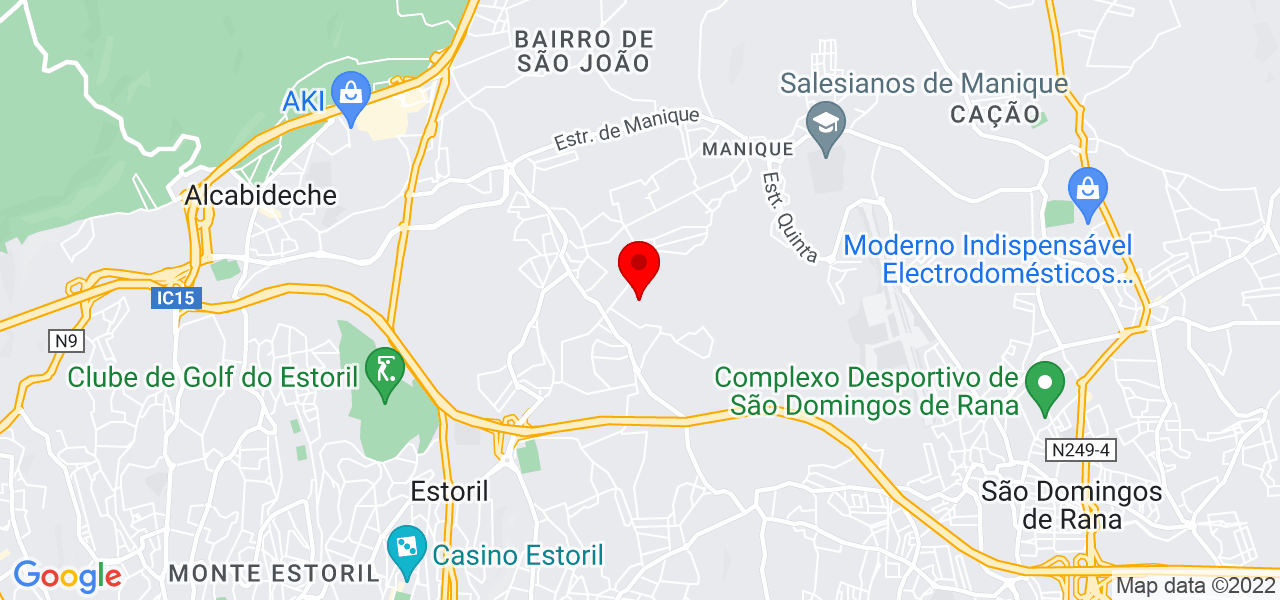 Paula santos - Lisboa - Cascais - Mapa