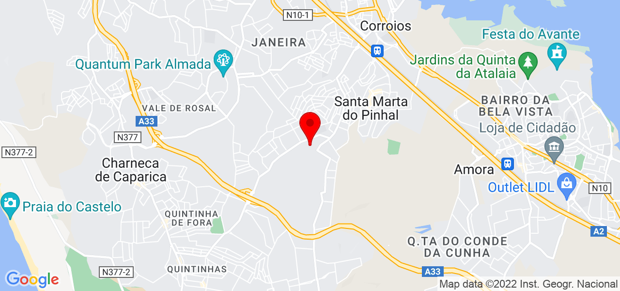 Maria - Setúbal - Seixal - Mapa