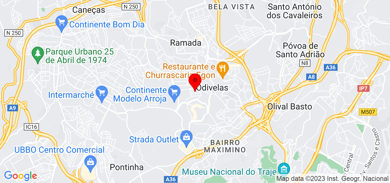 Susana Ribeiro - Lisboa - Odivelas - Mapa