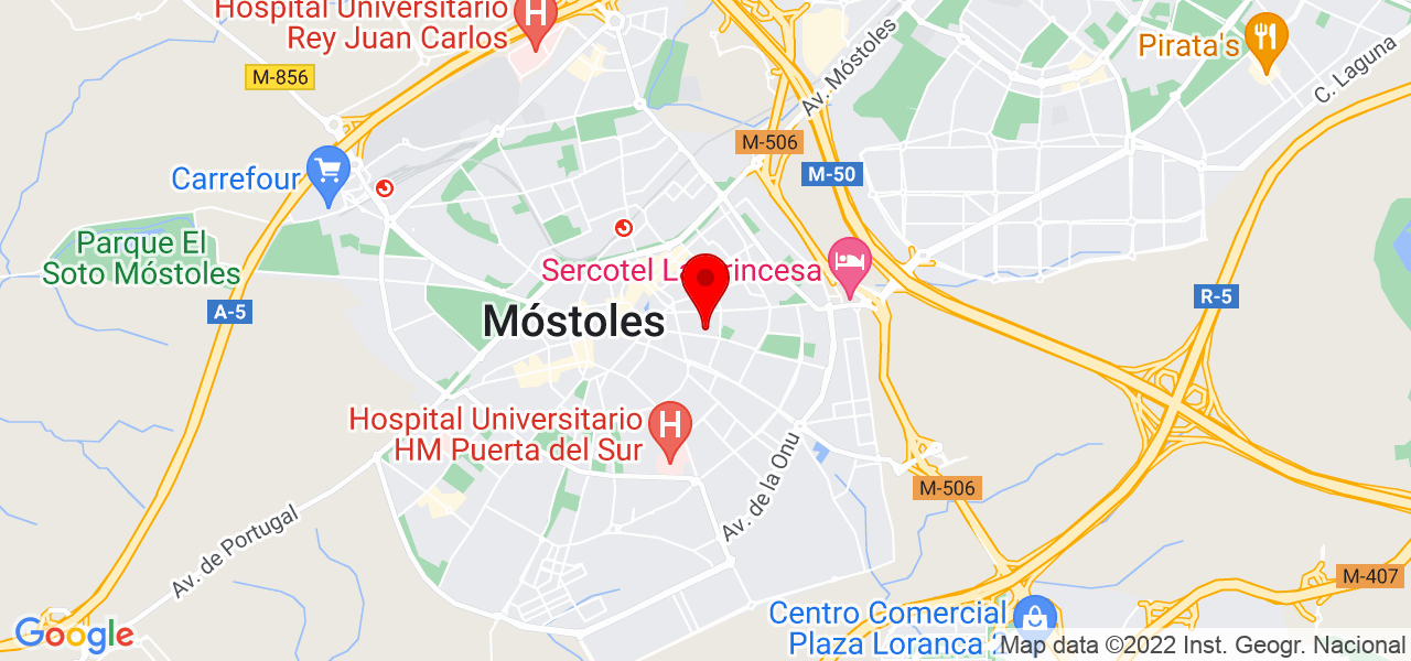 Gema - Comunidad de Madrid - Móstoles - Mapa