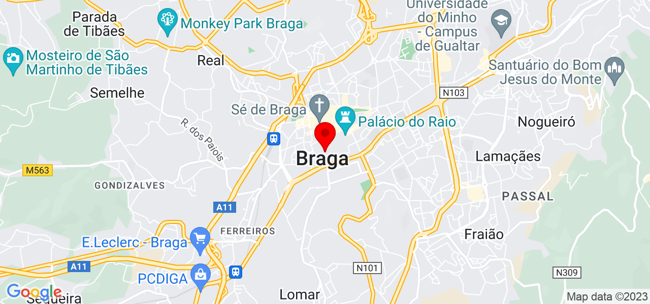 Rui Araujo - Braga - Braga - Mapa