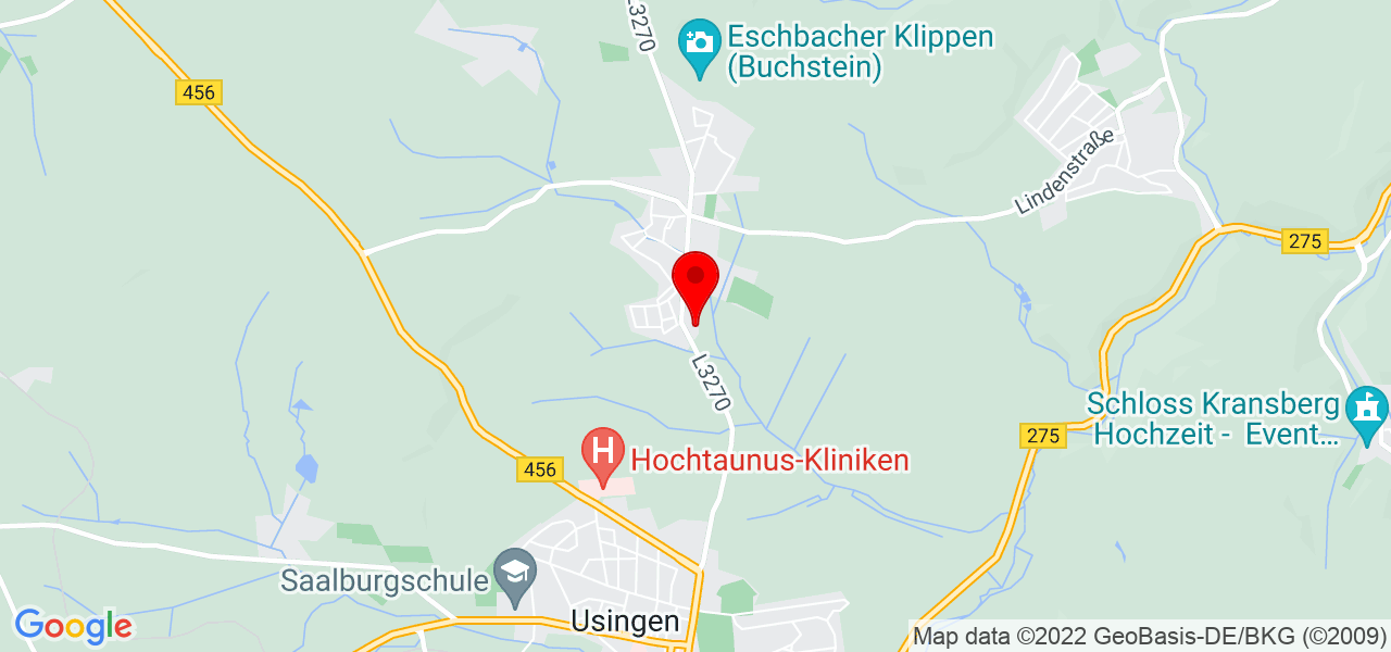 Hausmeister & Gartengestaltung Barbosa - Hessen - Hochtaunuskreis - Karte