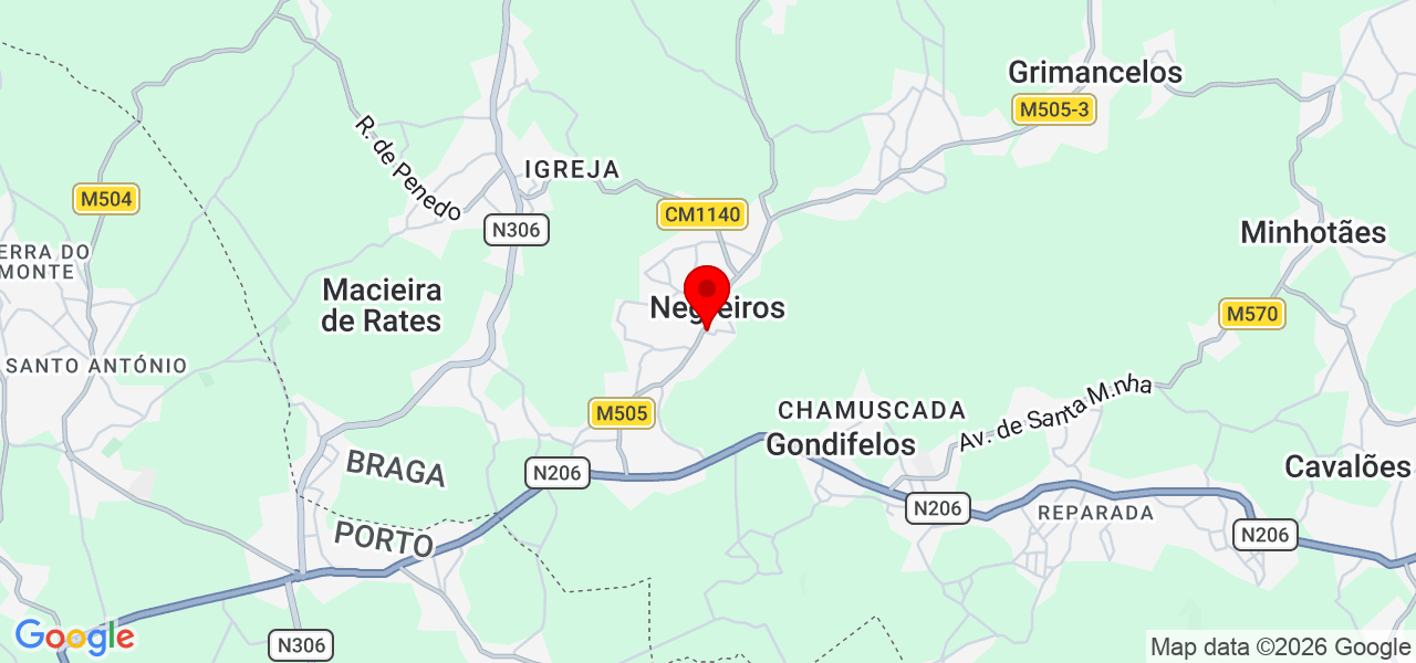 Jhonatan Cieslak - Braga - Barcelos - Mapa