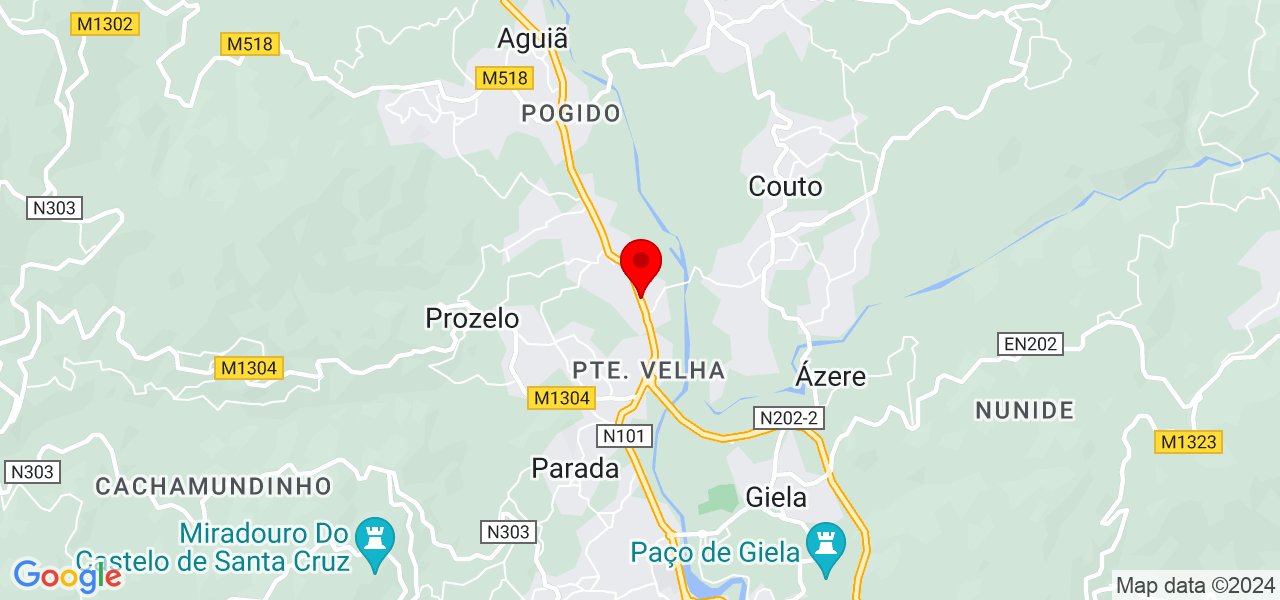 DRONAR - Viana do Castelo - Arcos de Valdevez - Mapa