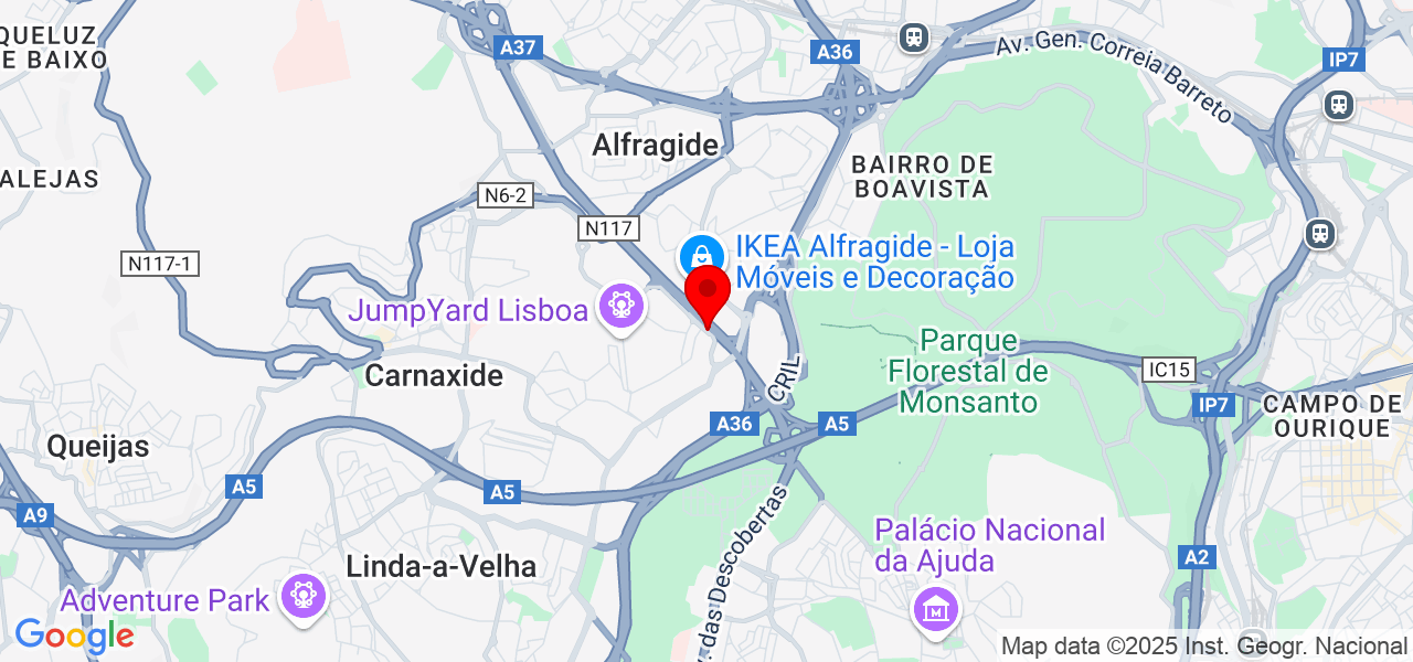 Ana Santos - Lisboa - Oeiras - Map