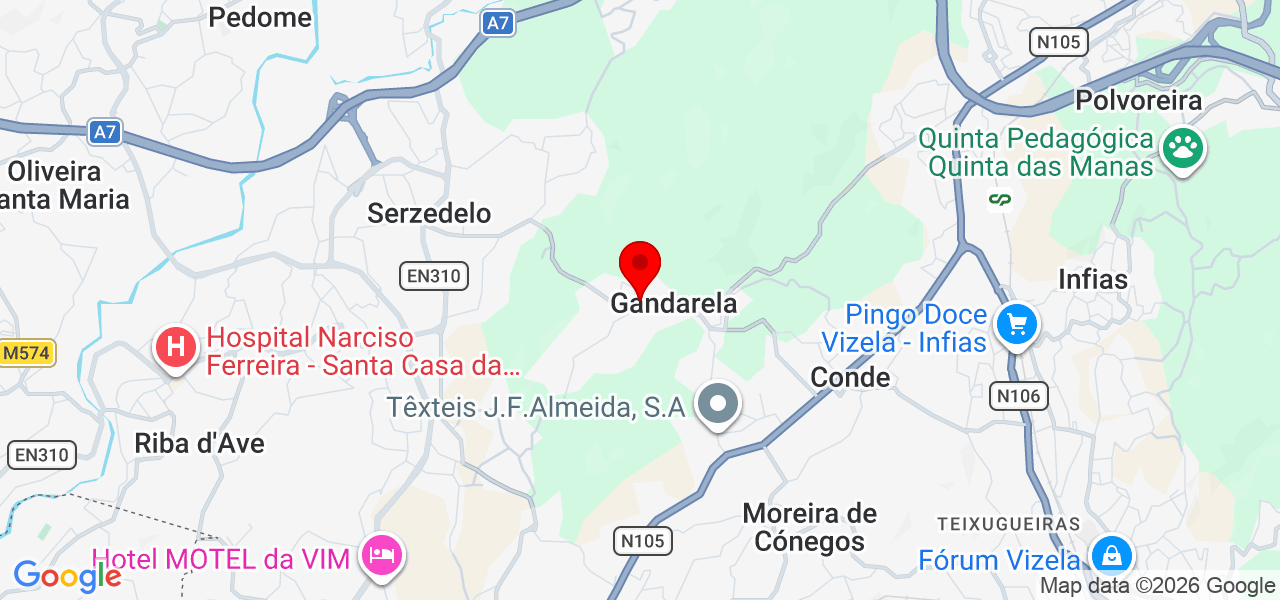 TSA - Porto - Lousada - Karte