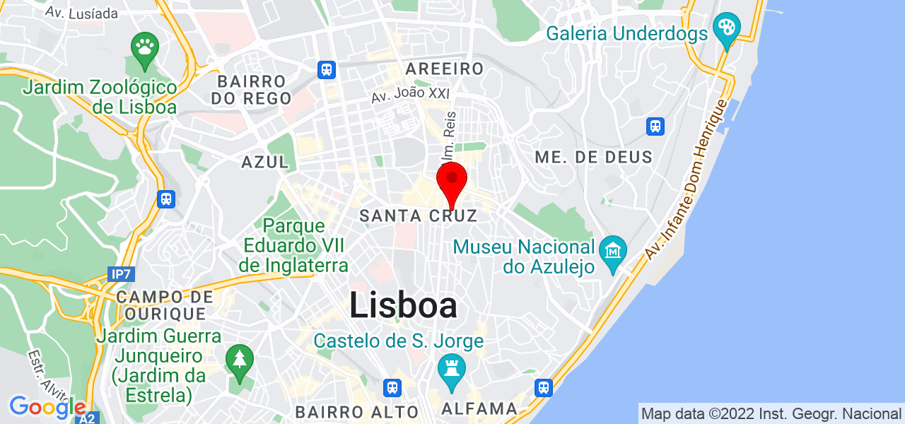 Willian Silv&eacute;rio - Lisboa - Lisboa - Mapa