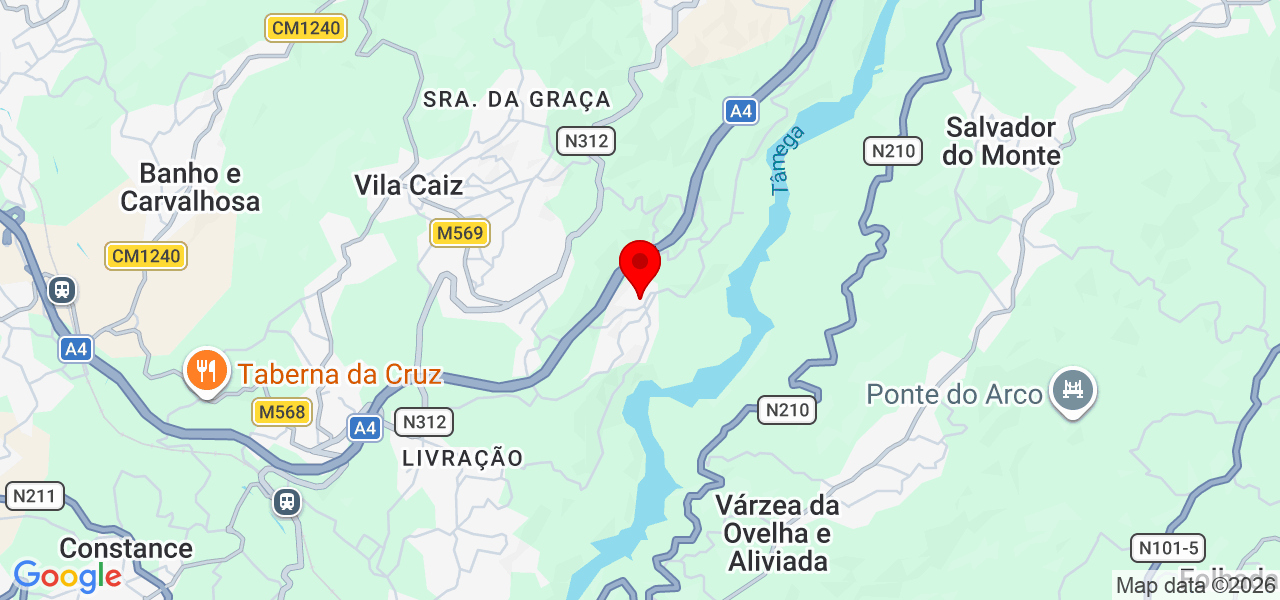 MT refrigeração - Porto - Amarante - Mapa