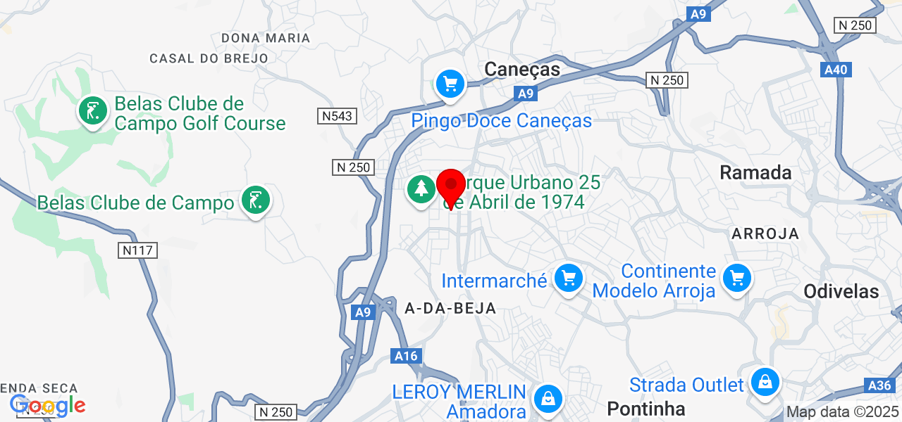 Segurança Apropriada - Lisboa - Sintra - Carte