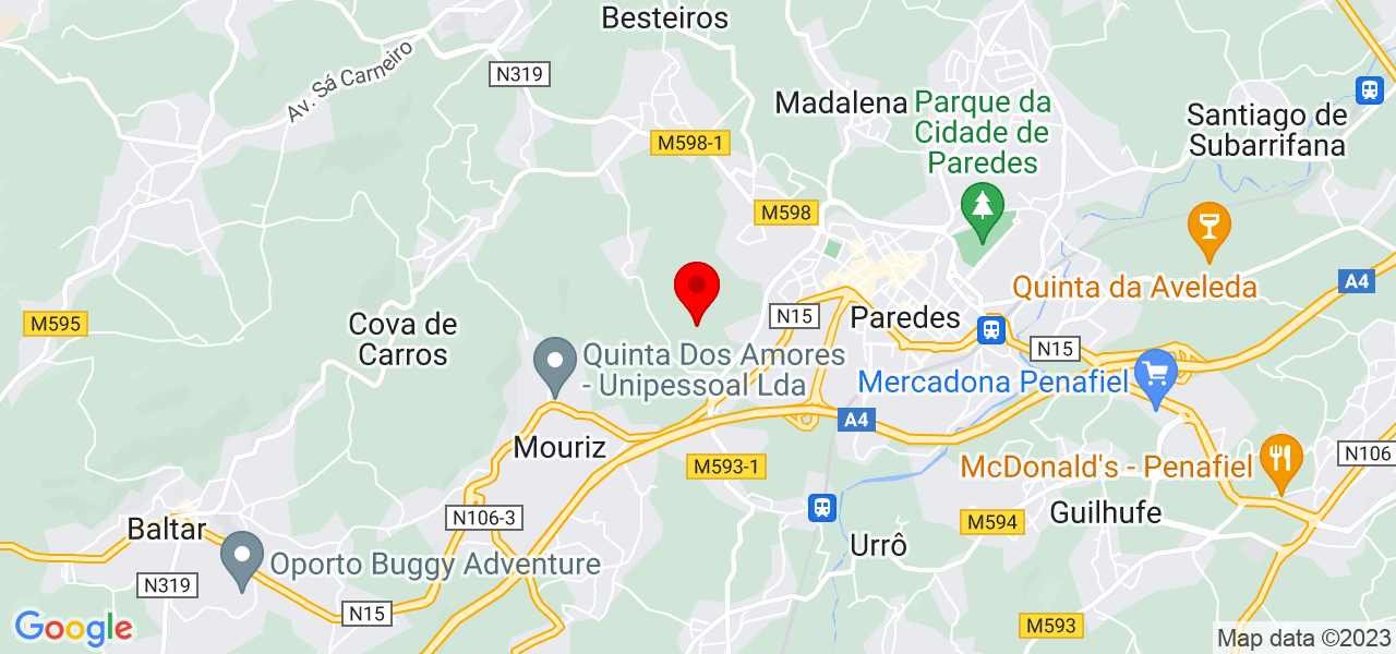 Beatriz - Porto - Paredes - Map