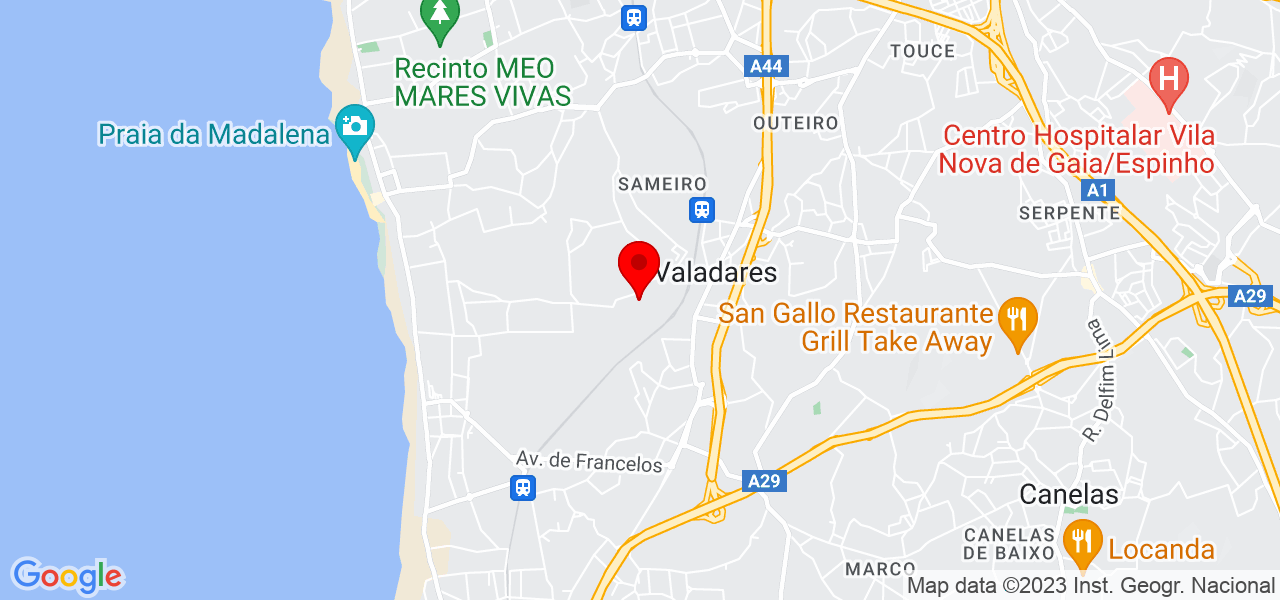 @casadacatipet - Porto - Vila Nova de Gaia - Mapa