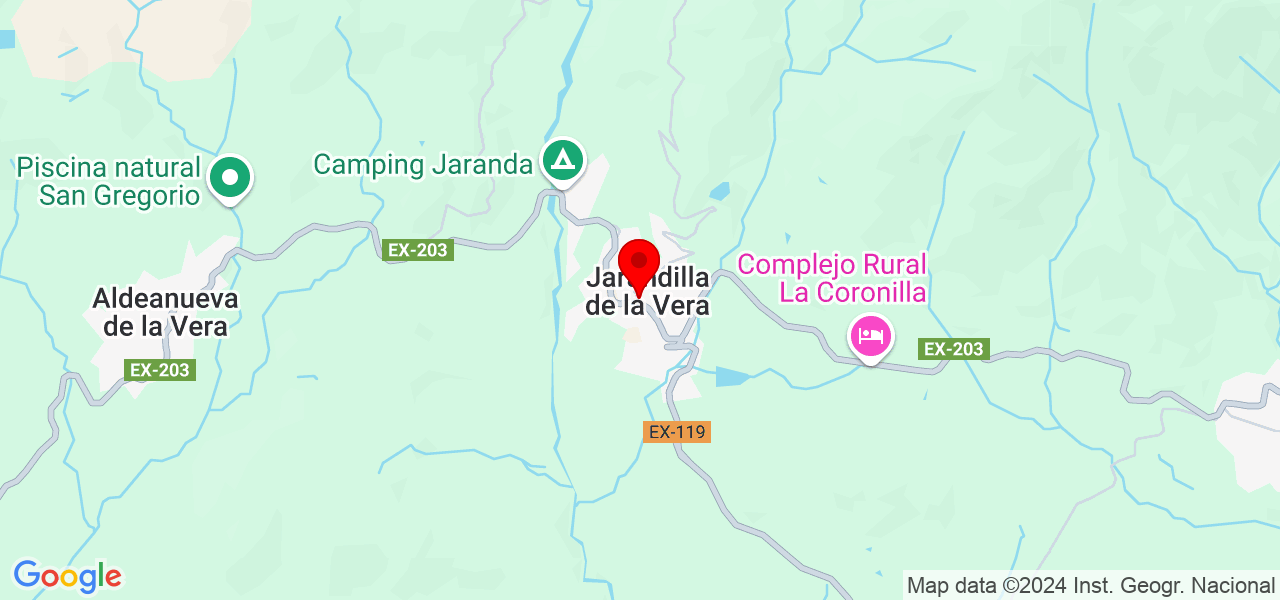2M Comunicacion - Extremadura - Jarandilla de la Vera - Mapa